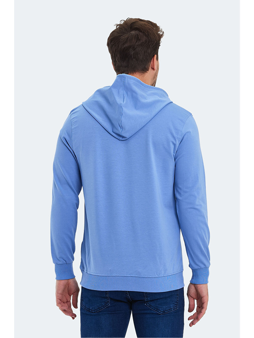 SLAZENGER ONCA Erkek Sweatshirt Turkuaz - 1