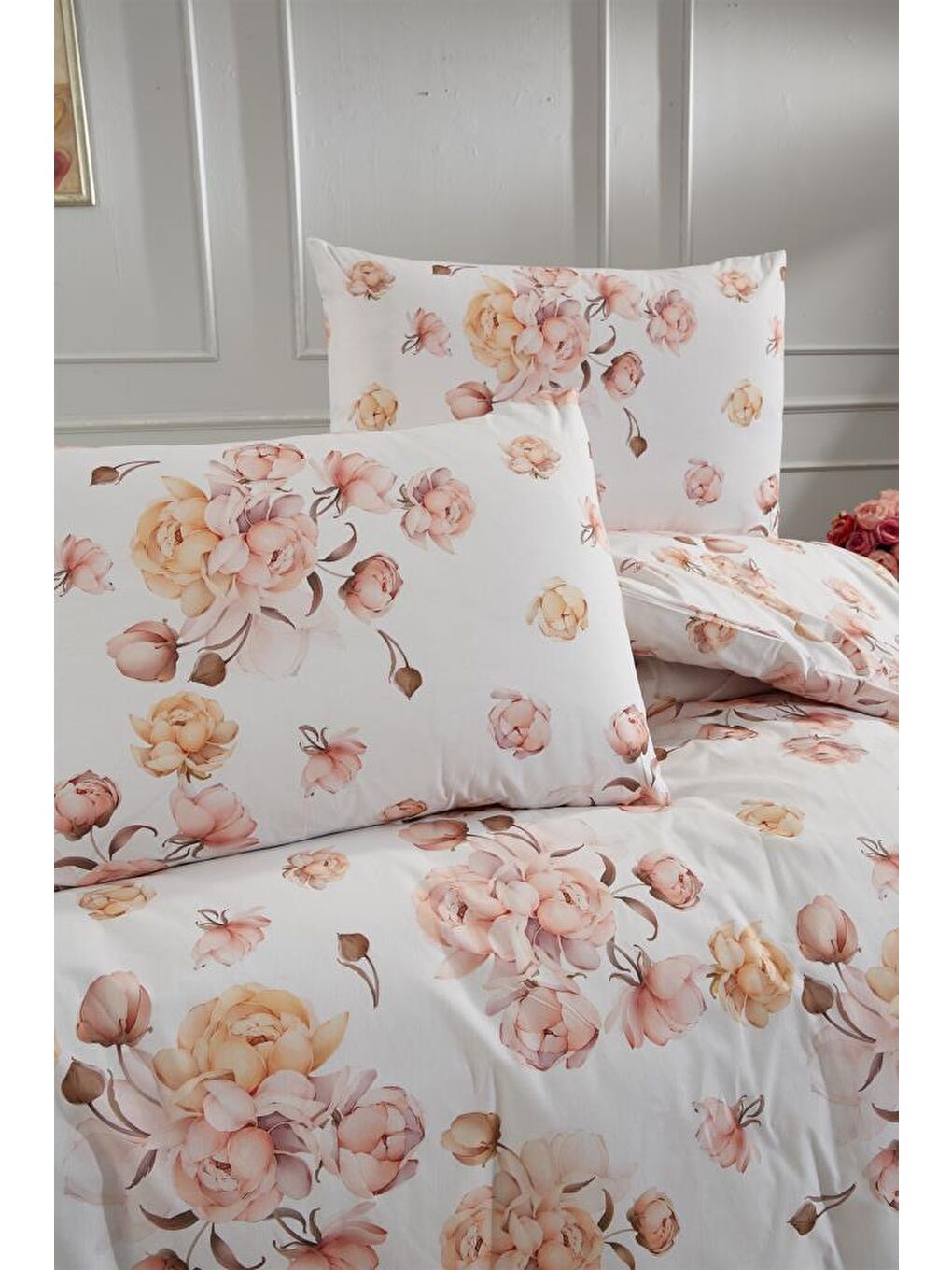 Karışık Beril Çift Kişilik Nevresim Takımı-5