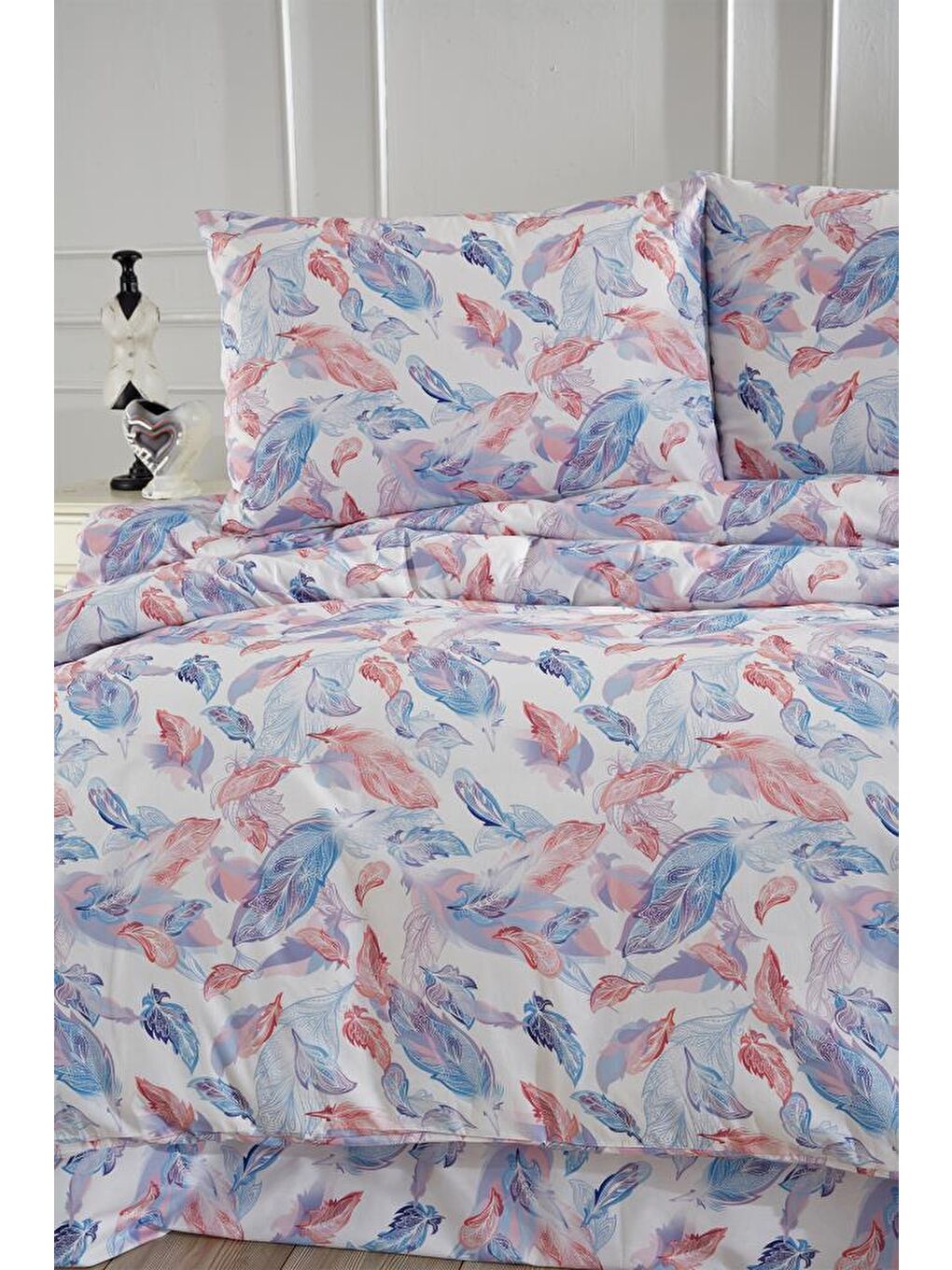 Karışık Bennu Çift Kişilik Nevresim Takımı-1