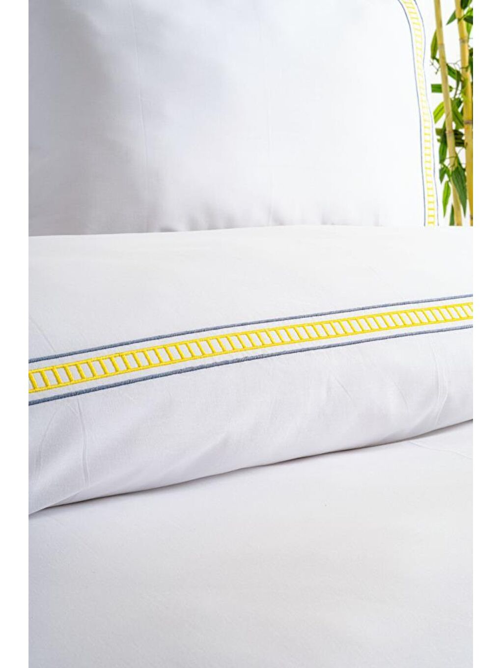 Karışık Liana Nakışlı %100 Pamuk Çift Kişilik Nevresim Takımı-2