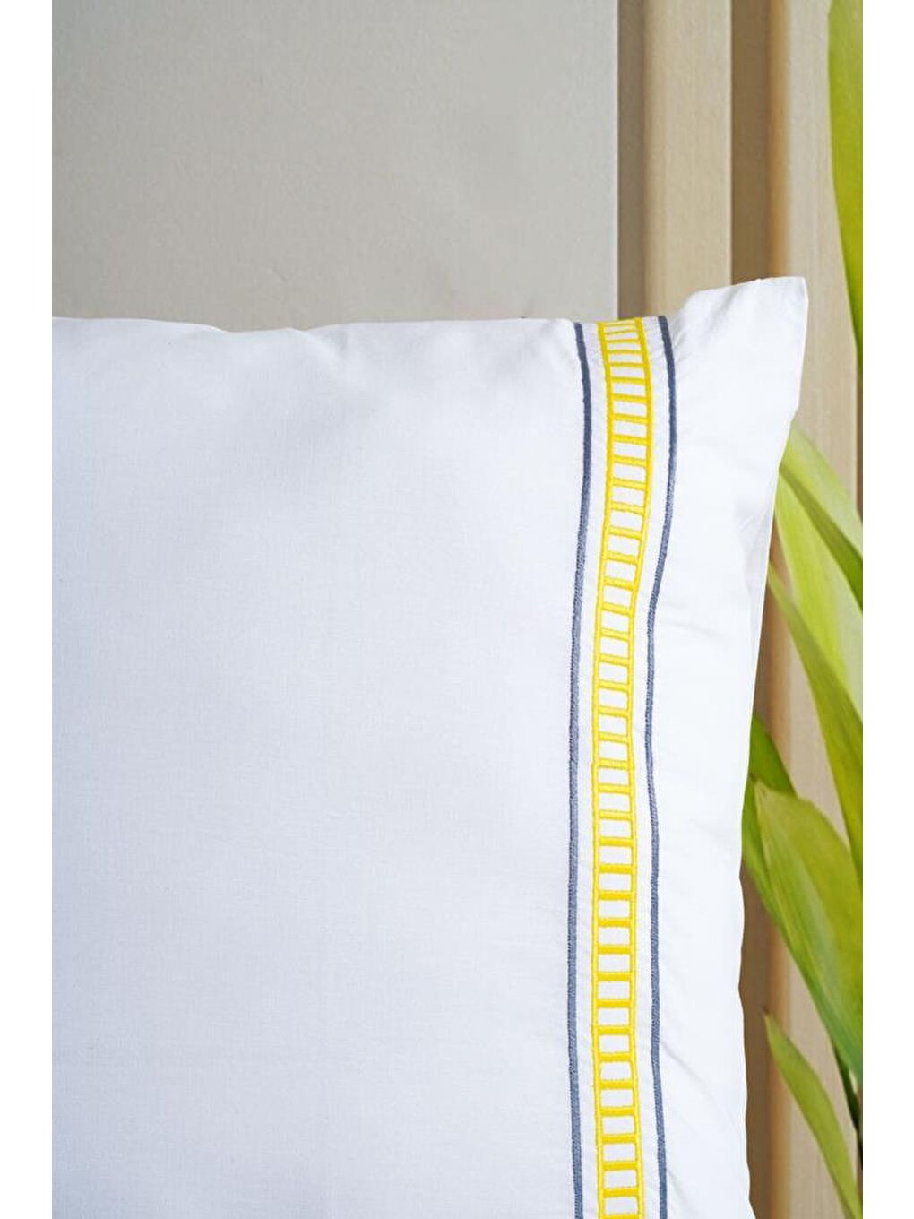 Karışık Liana Nakışlı %100 Pamuk Çift Kişilik Nevresim Takımı-3