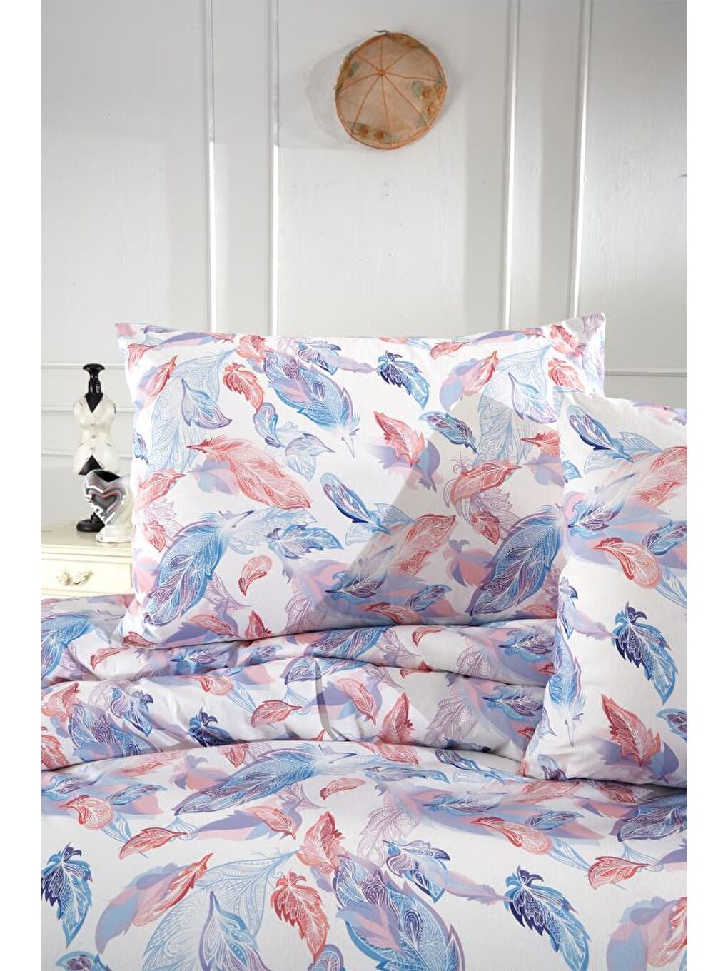 Karışık Bennu Çift Kişilik Nevresim Takımı-4