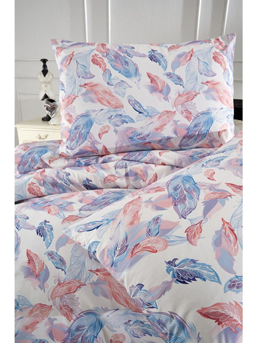 Karışık Bennu Çift Kişilik Nevresim Takımı-5