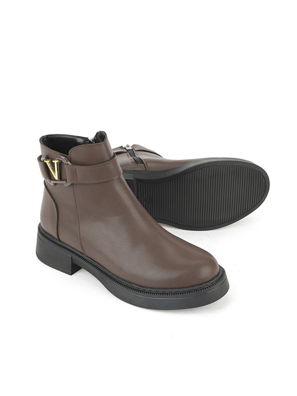 Kahverengi Kadın Bot 1531044Z4009 Kahve-3