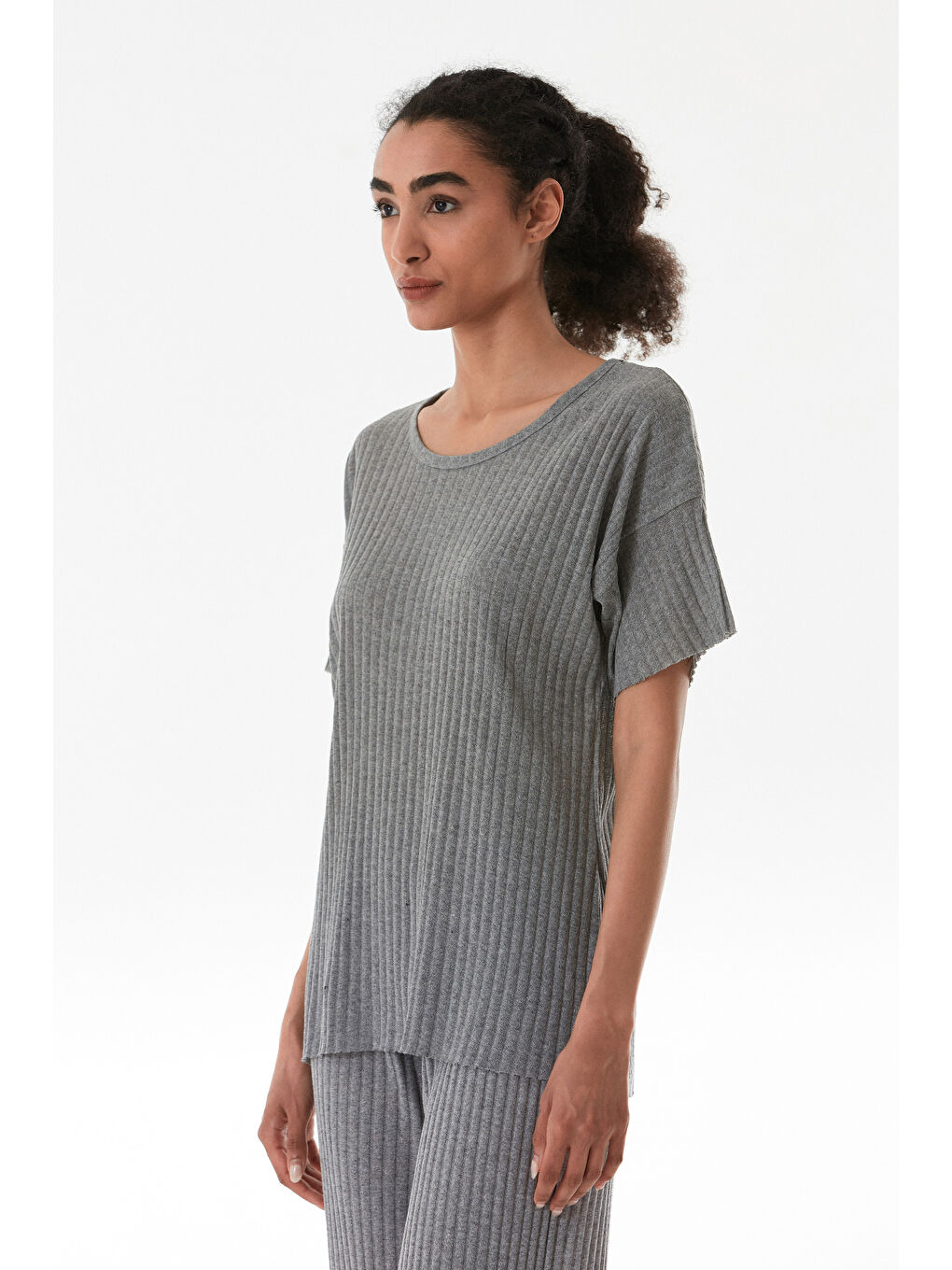 Gri Fitilli Beli Lastikli Kaşkorse Takım-2