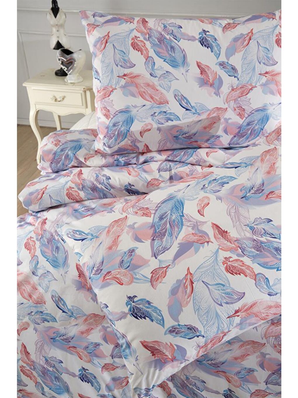 Karışık Bennu Çift Kişilik Nevresim Takımı-6