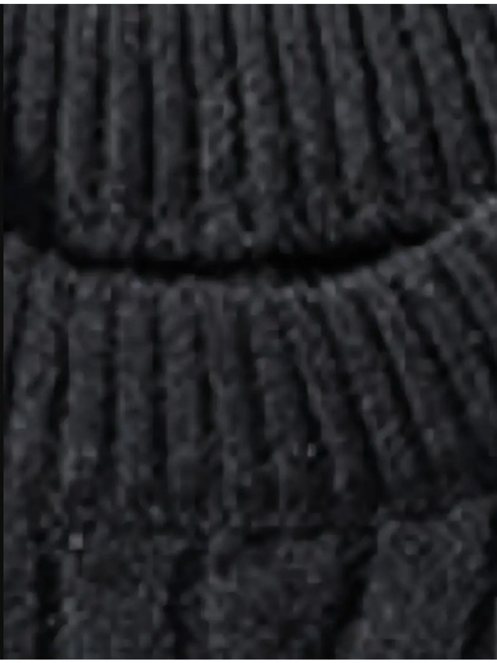 Siyah Erkek Regular Fit Örgülü Bisiklet Yaka Triko Kazak-1