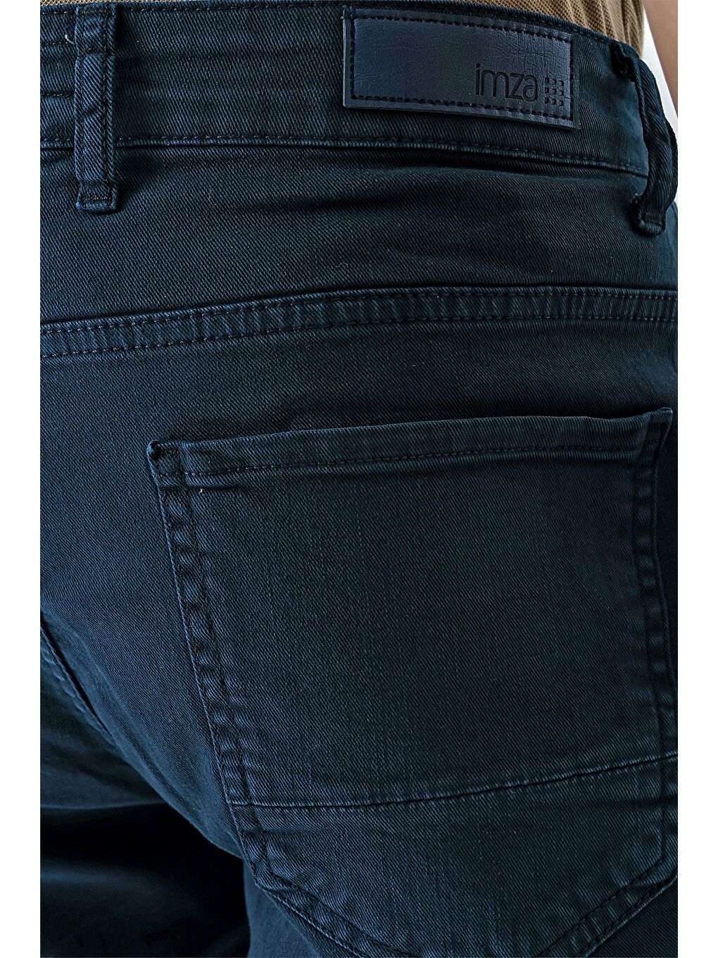 Koyu Lacivert Pamuklu 5 Cep Casual Slim Fit 5 Cep Pantolon 1003240318-5