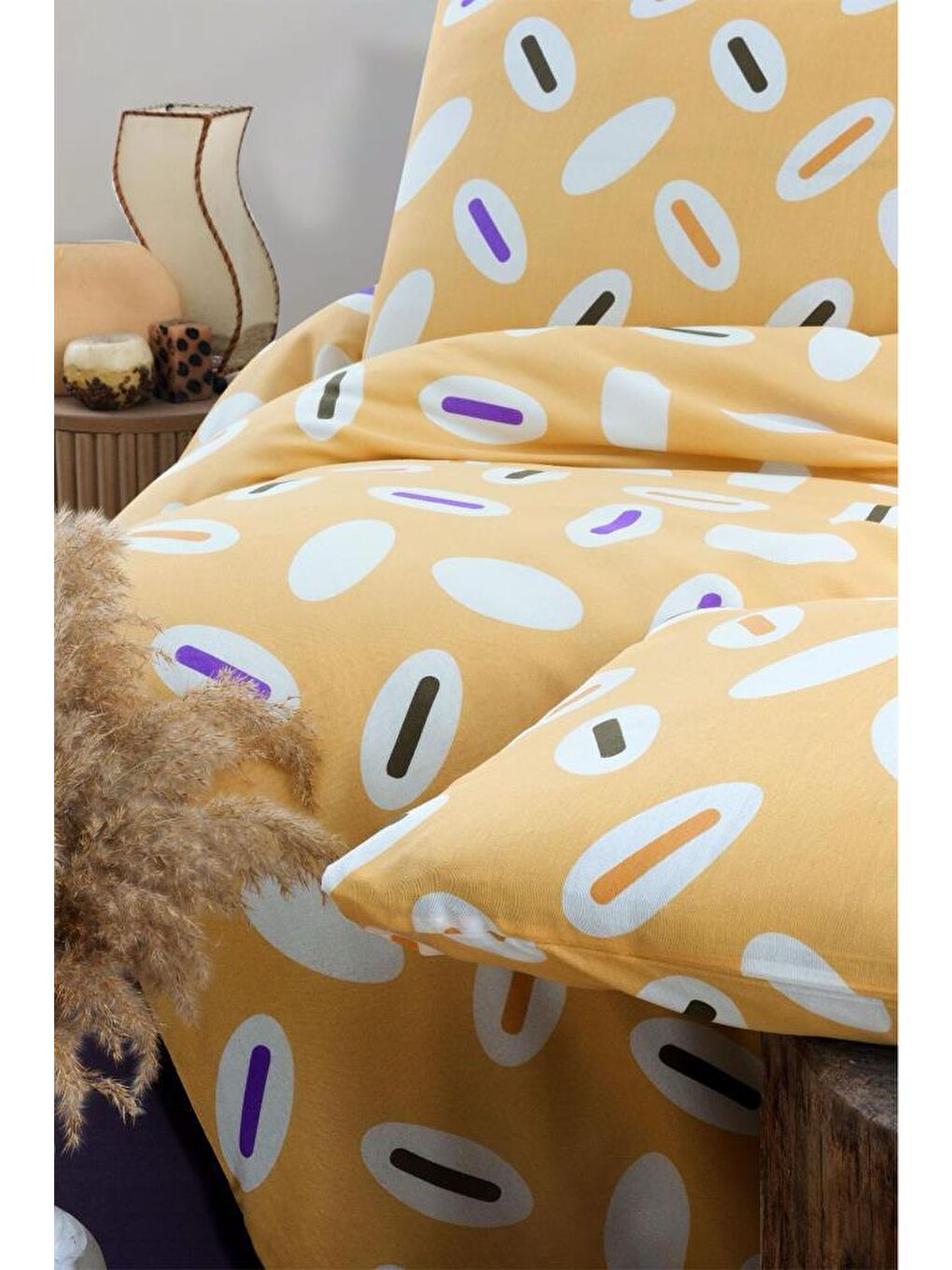 Karışık Mirsada Çift Kişilik Nevresim Takımı-1