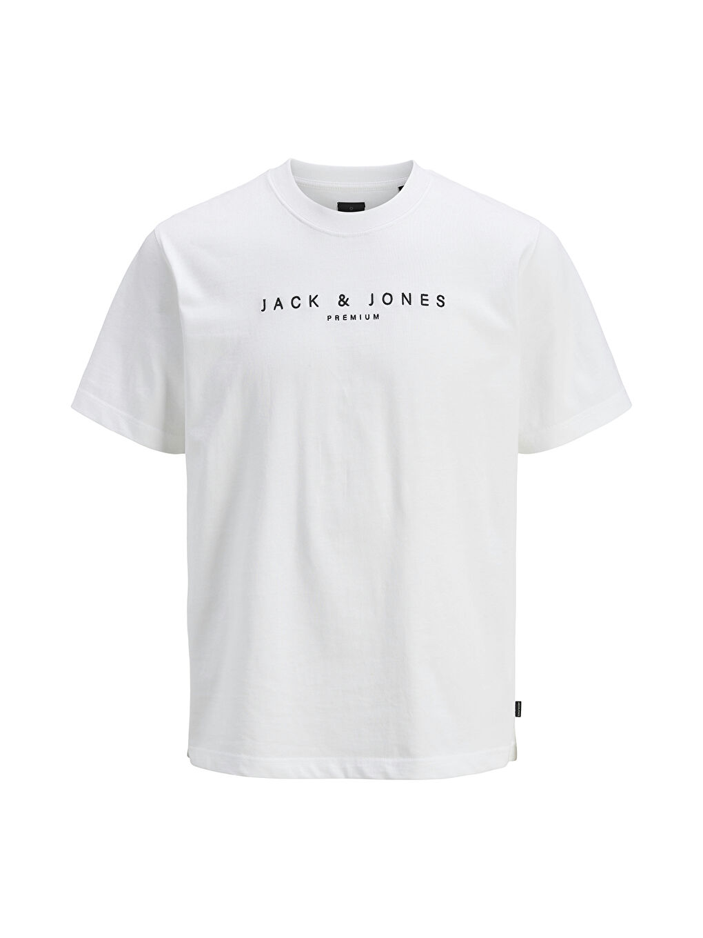 Beyaz Premium Jprccjayson %100 Pamuk Regular Fit Bisiklet Yaka Erkek Tişört 12275186