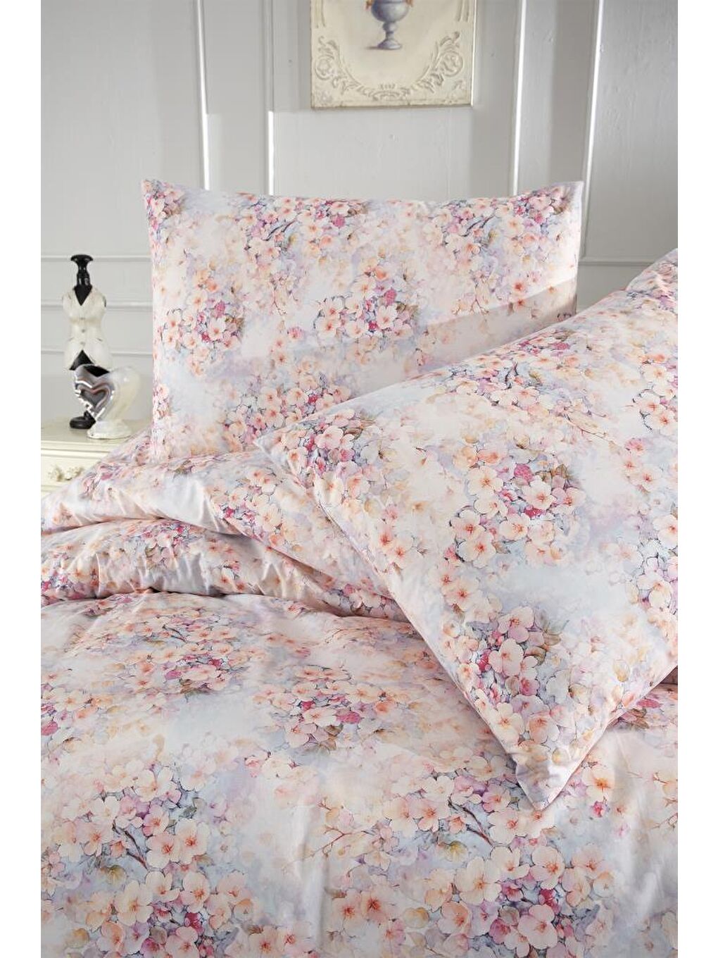 Karışık Birsen Çift Kişilik Nevresim Takımı-6