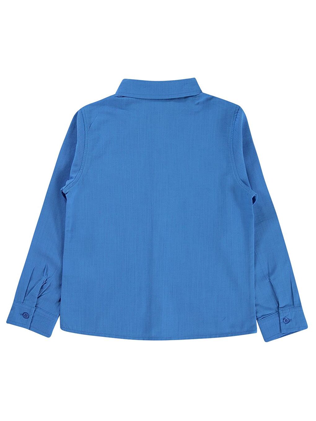 Turkuaz Boys Basic Uzun Kol 6-9 Yaş Gömlek - Mavi-1