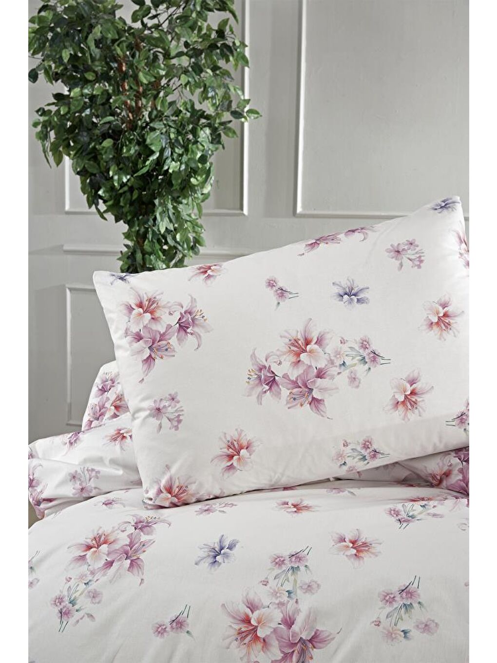 Karışık Aynur Çift Kişilik Nevresim Takımı-4