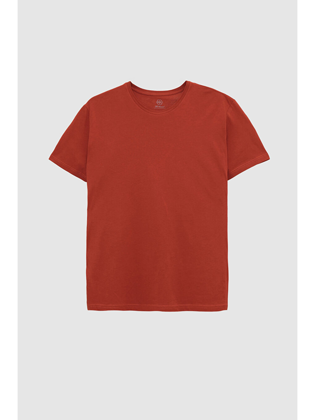 Kahverengi Comfort Kiremit %100 Pamuk Tişört-3