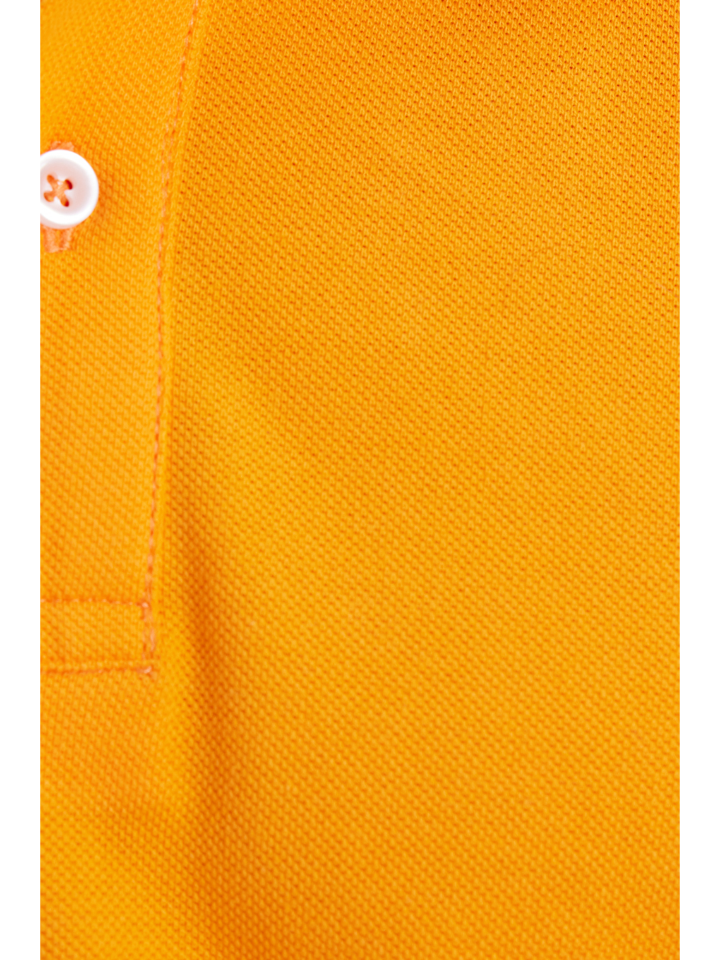 Erkek Slim Fit Dar Kesim %100 Pamuk Kısa Kollu Polo Yaka Turuncu Tişört-4