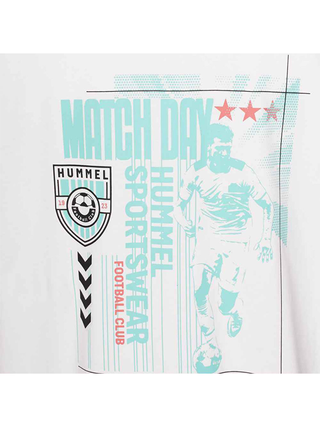 Sente Oversize Erkek Beyaz Yuvarlak Yaka Tişört-3