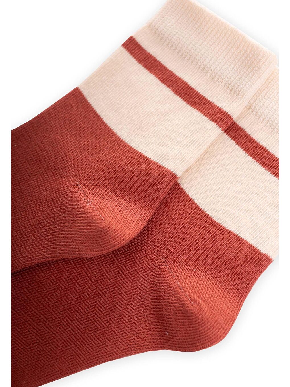 Kahverengi Kız Çocuk Soket Çorap-1