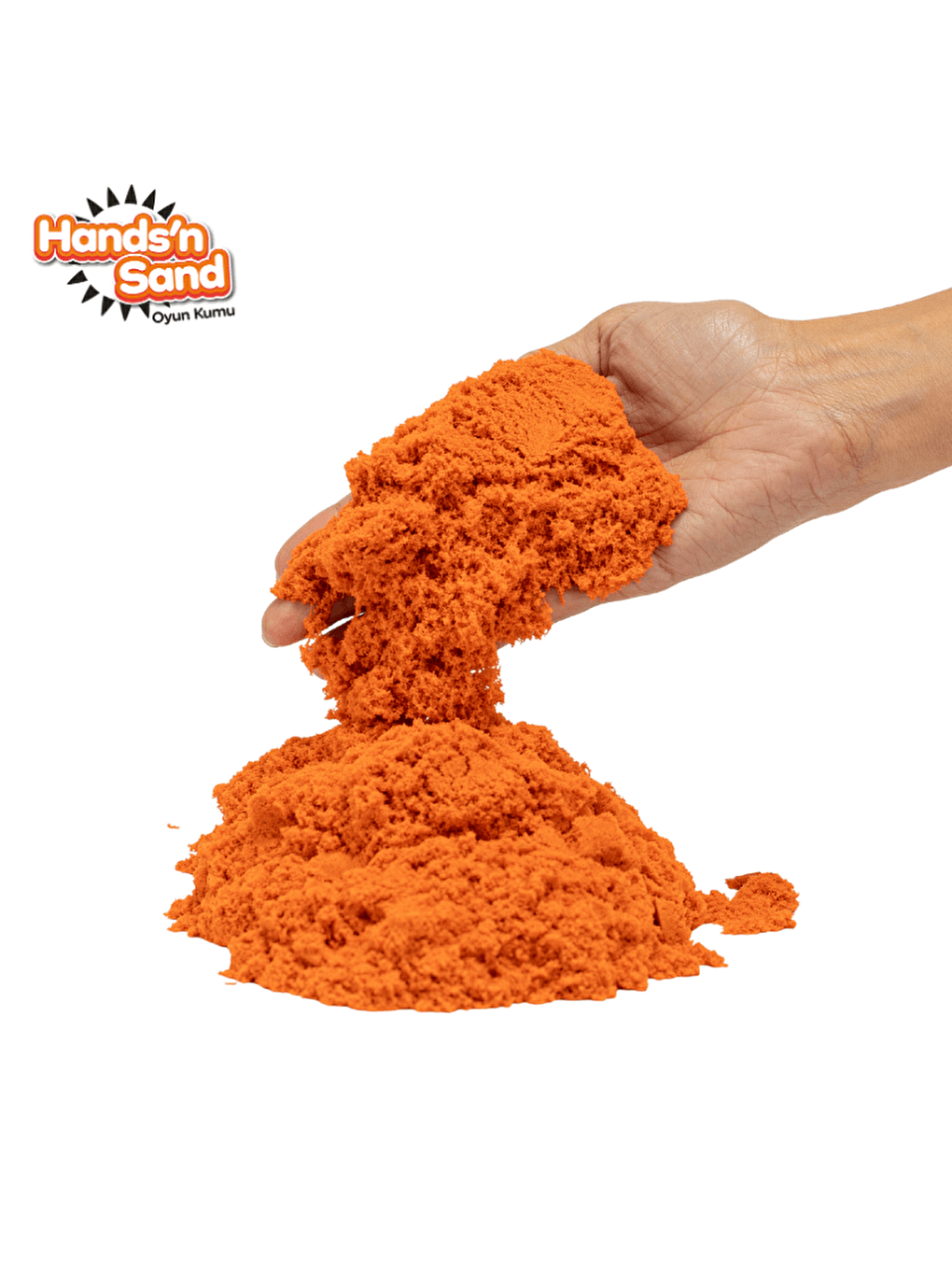 Hands'n Sand Doğal Kinetik Kum 500gr - Turuncu-2