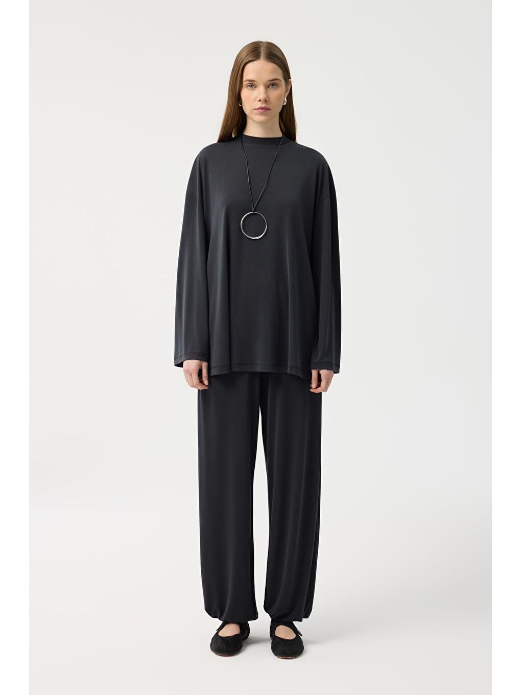 Modal Cupra Jogger Pantolon Takım Siyah