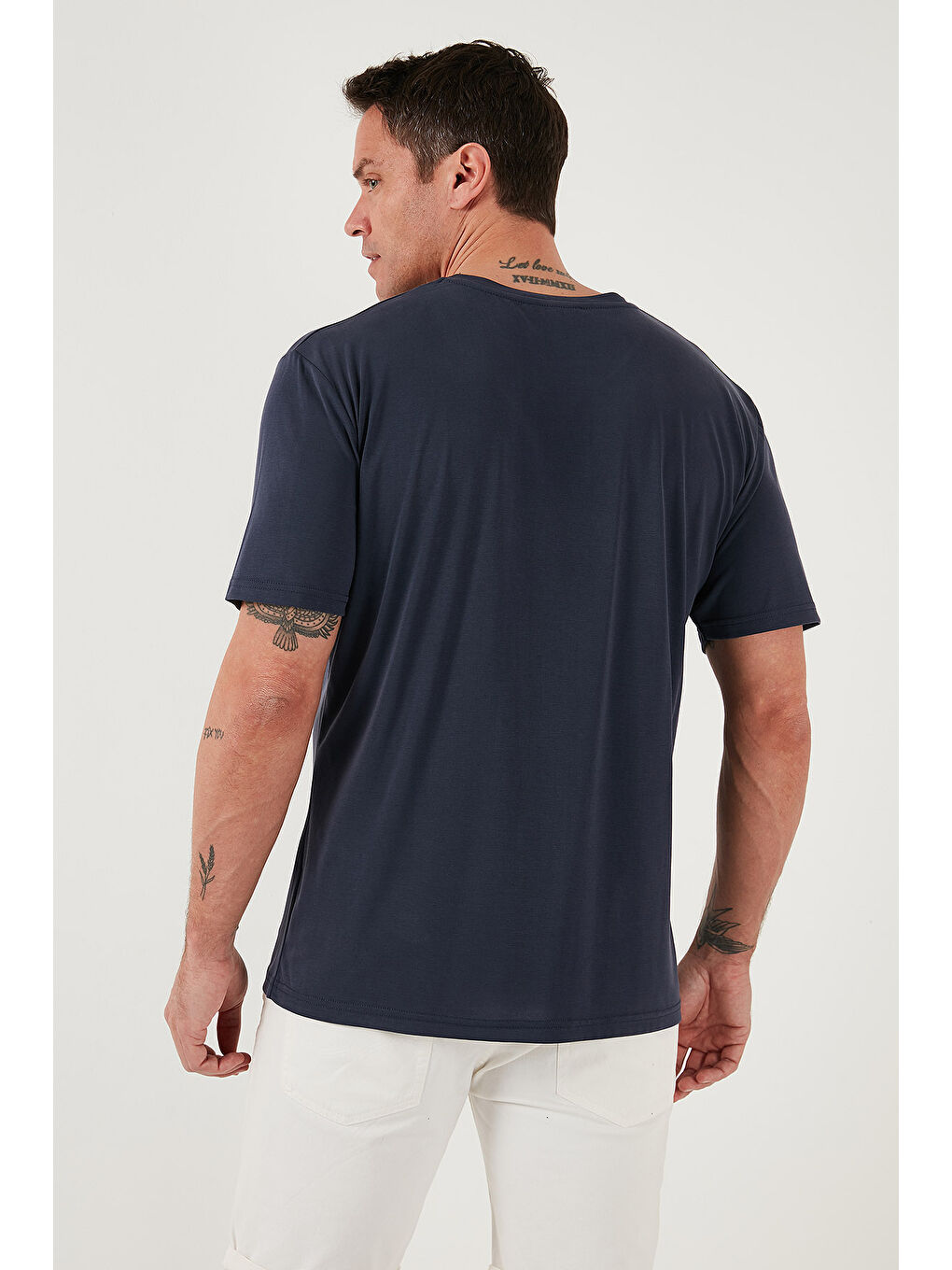 İndigo Regular Fit Bisiklet Yaka Basic Erkek Tişört 5902924-6