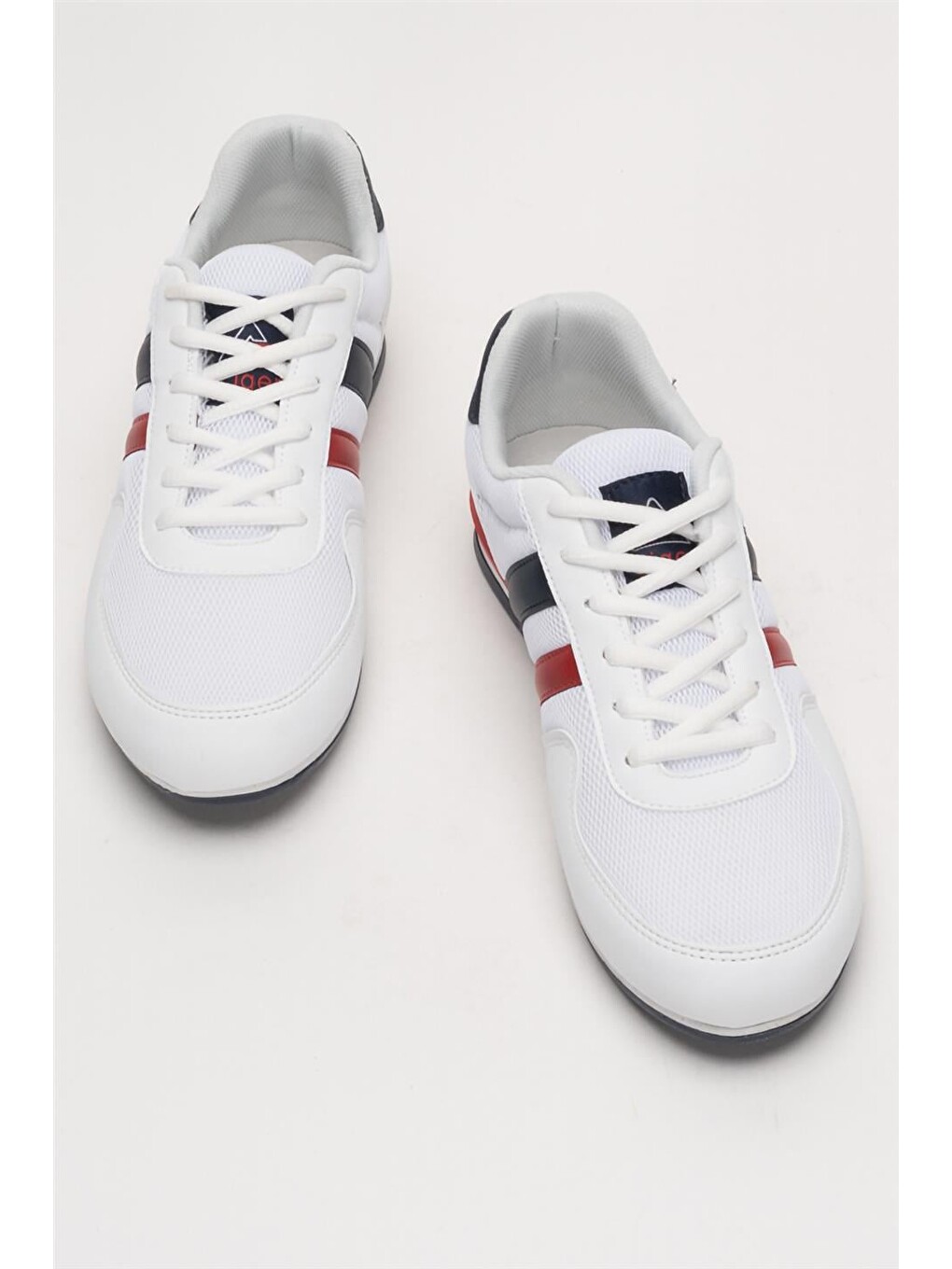 Unisex Airfile İnce Taban Spor Ayakkabı Beyaz-Lacİvert-5