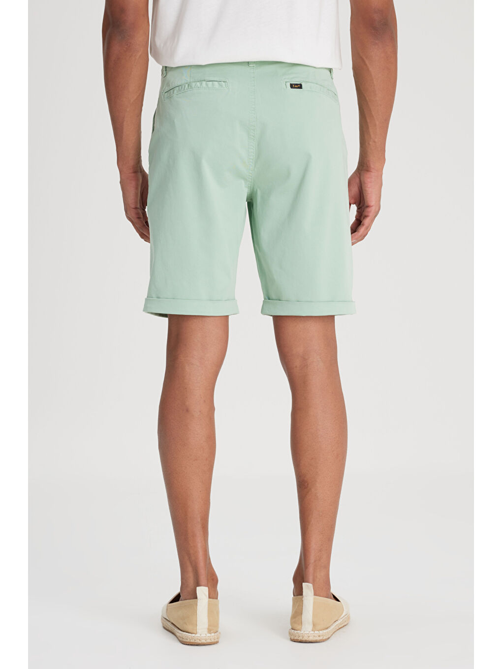 Regular Fit Normal Kesim Normal Bel Mint Yeşili Şort-5