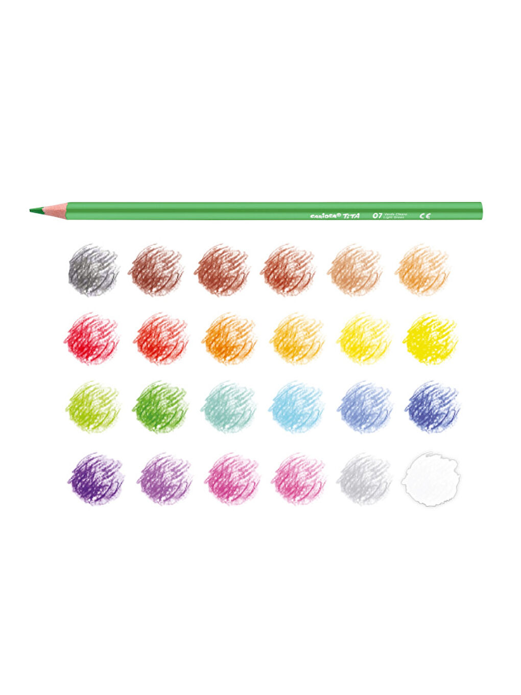 Tita Jumbo Üçgen Kuru Boya Kalemi 12'li-1