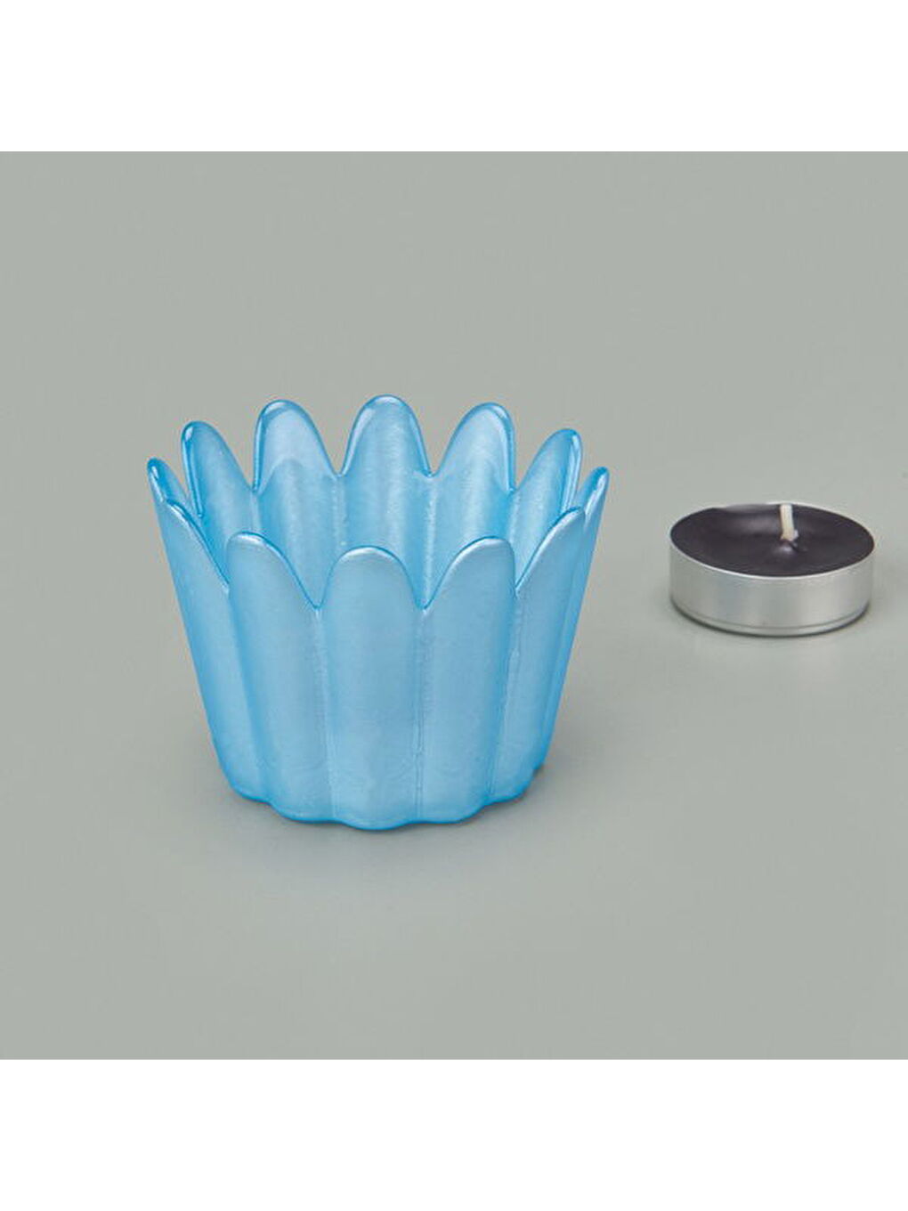 Deco Tulu Mumluk - Mavi - 9 cm-2