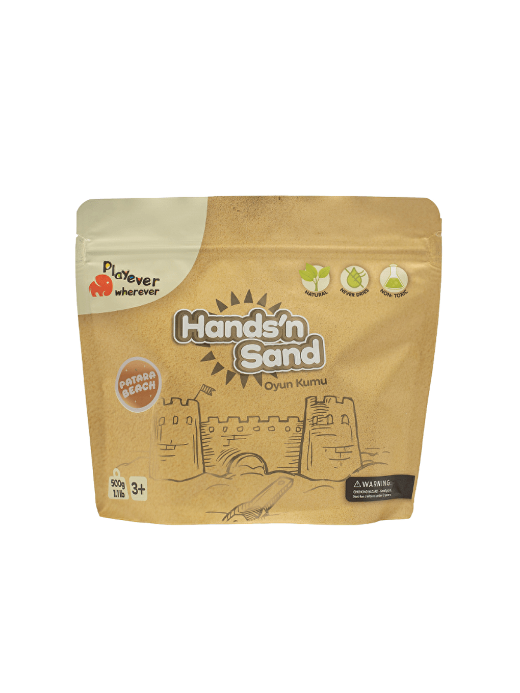 Hands'n Sand Doğal Kinetik Kum 500gr - Naturel-7