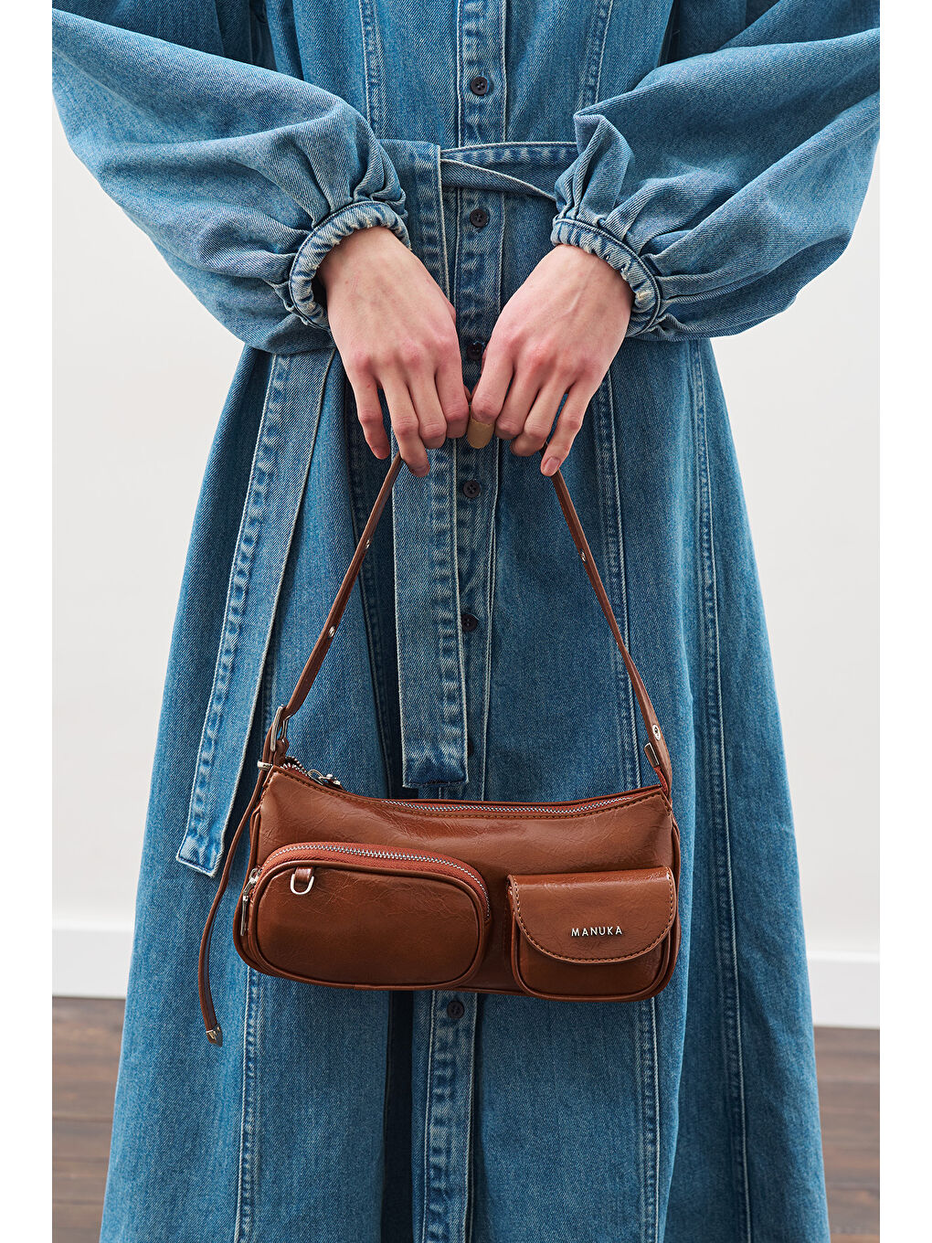 Camılla Cepli Çanta Kahverengi-1