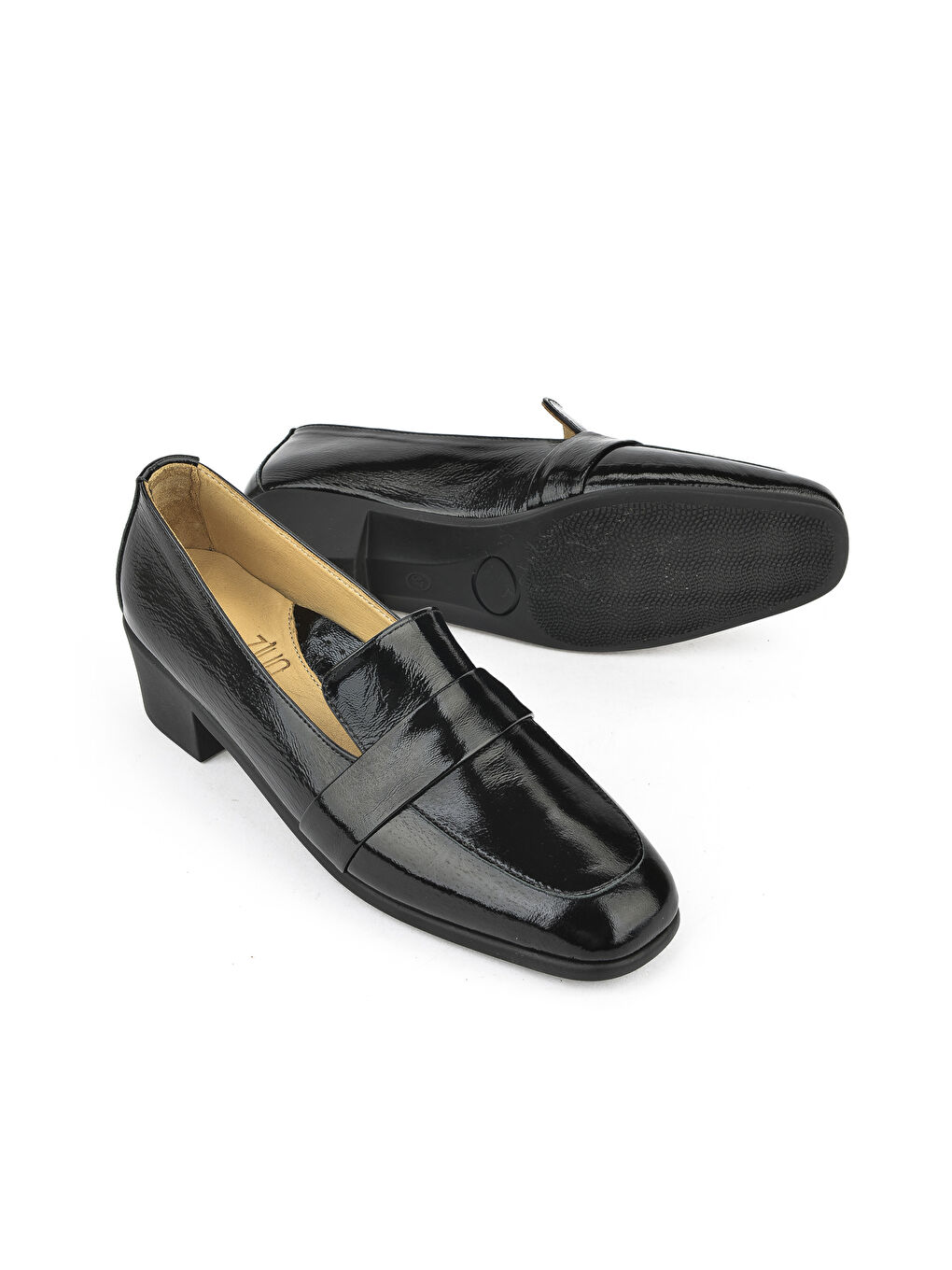 Kadın Hakiki Deri Topuklu Konfor Ayakkabı 1511050Z3223 Siyah-4