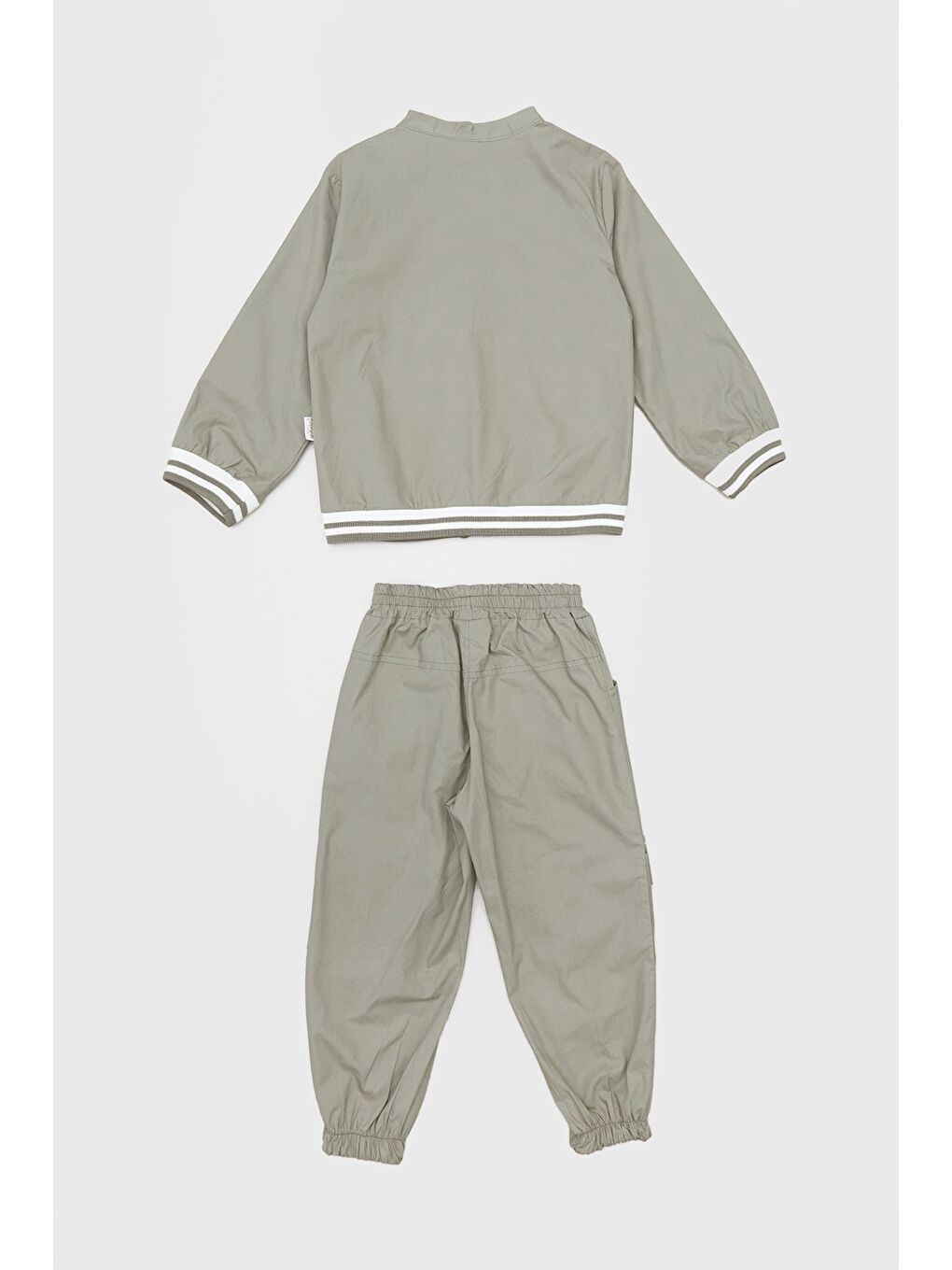 Haki Ny Nakışlı Paraşüt Kumaş Erkek Çocuk 3 Lü Takım-1