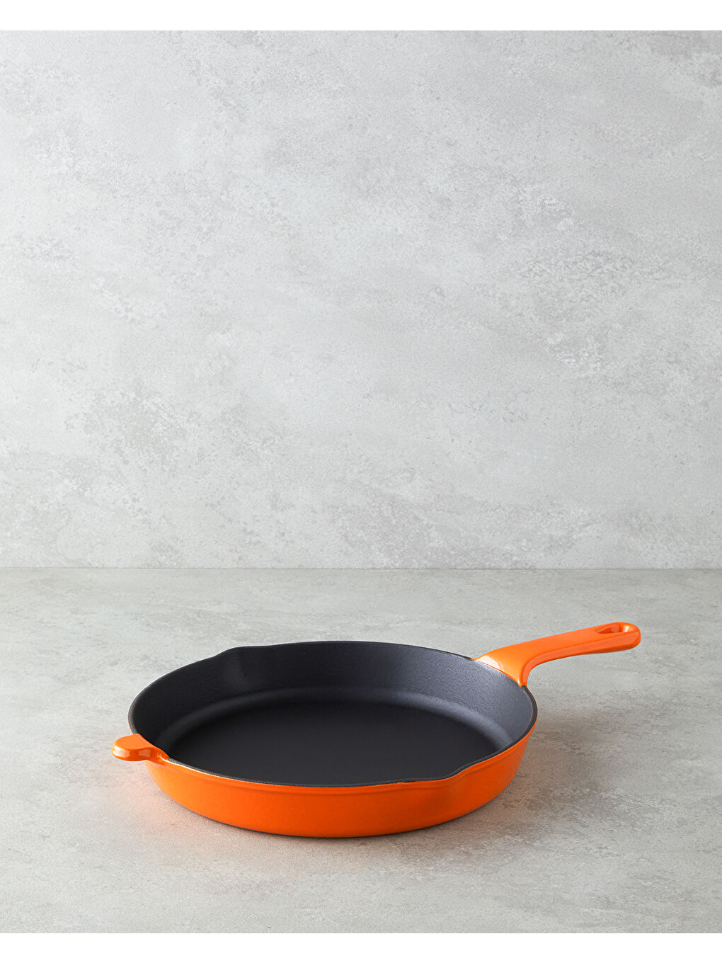 Demir Döküm Yuvarlak Tava Turuncu