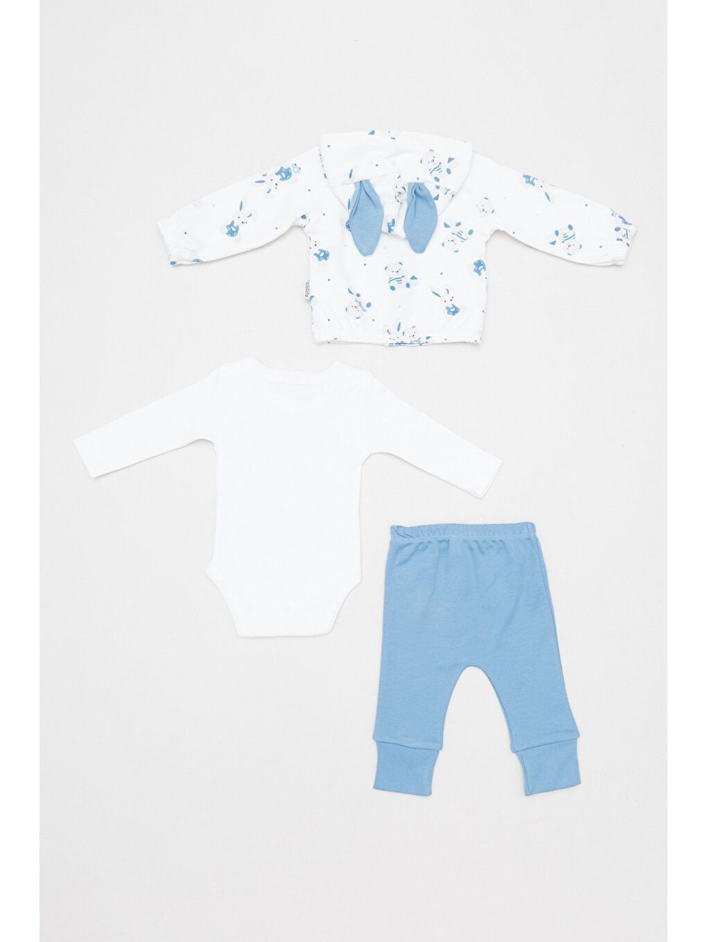 İndigo %100 Pamuk Baskılı 3 Lü Erkek Çocuk Takım-1