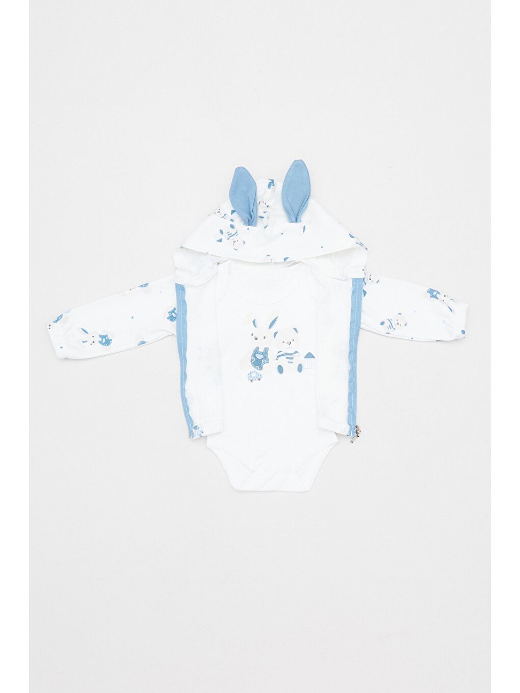 İndigo %100 Pamuk Baskılı 3 Lü Erkek Çocuk Takım-2