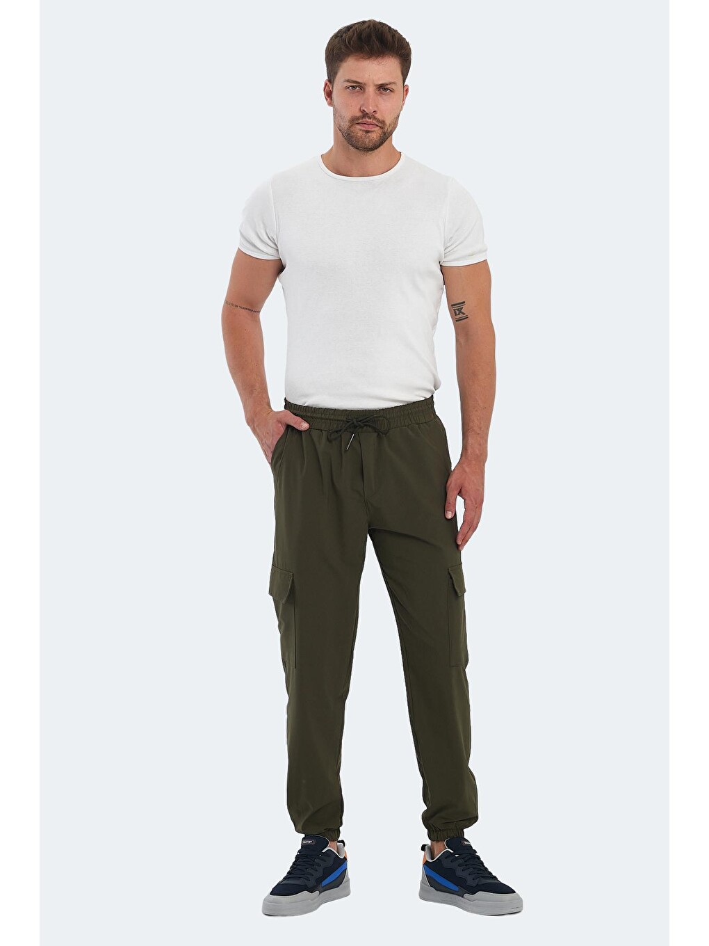 Napolla Erkek Jogger Eşofman Altı Haki-4