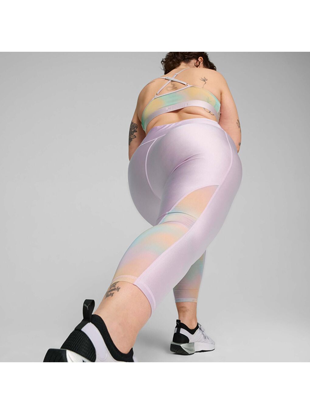 Mor Summer Daze Kadın 7/8 Yüksek Bel Antrenman Taytı-1