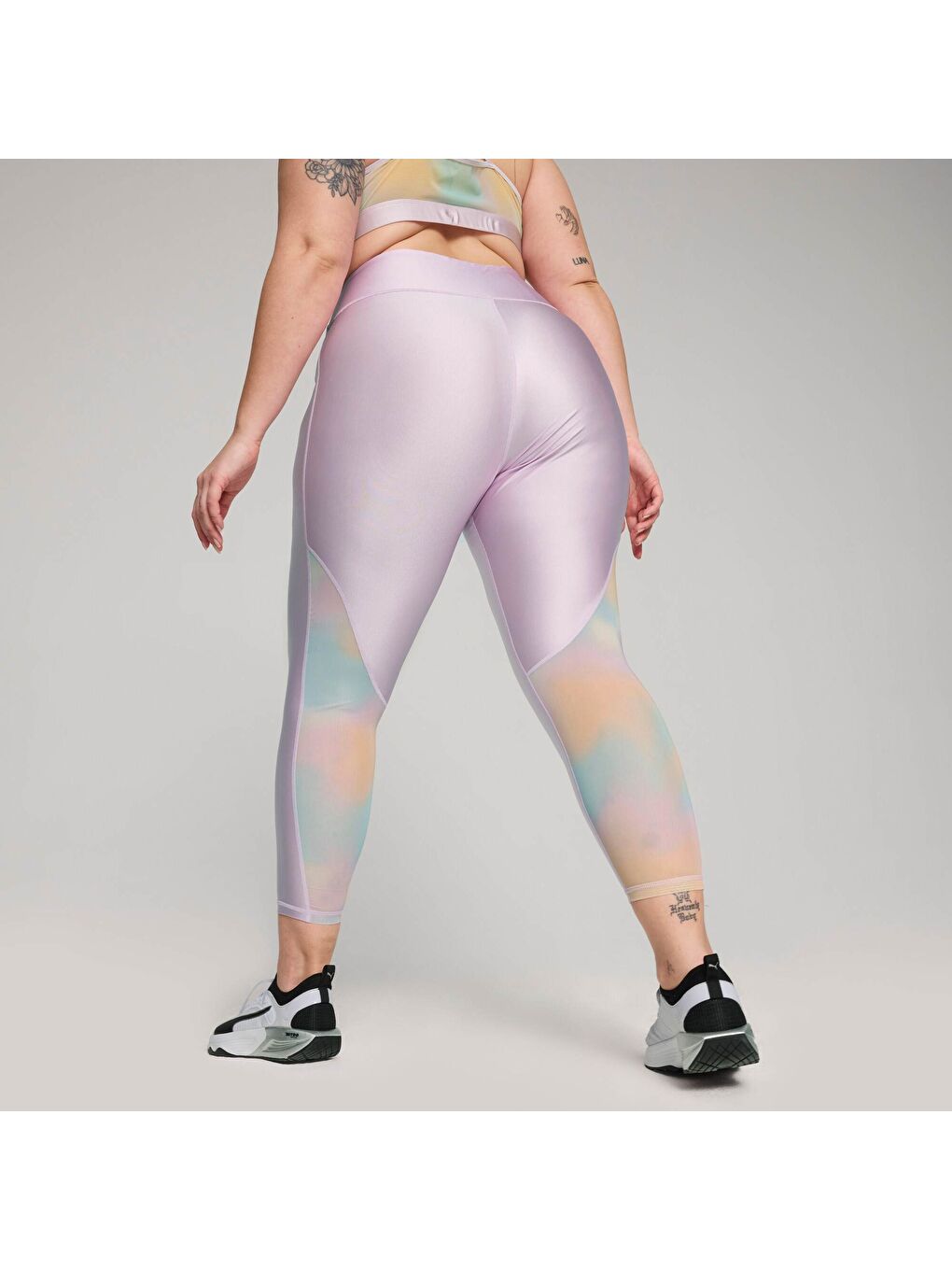 Mor Summer Daze Kadın 7/8 Yüksek Bel Antrenman Taytı-2