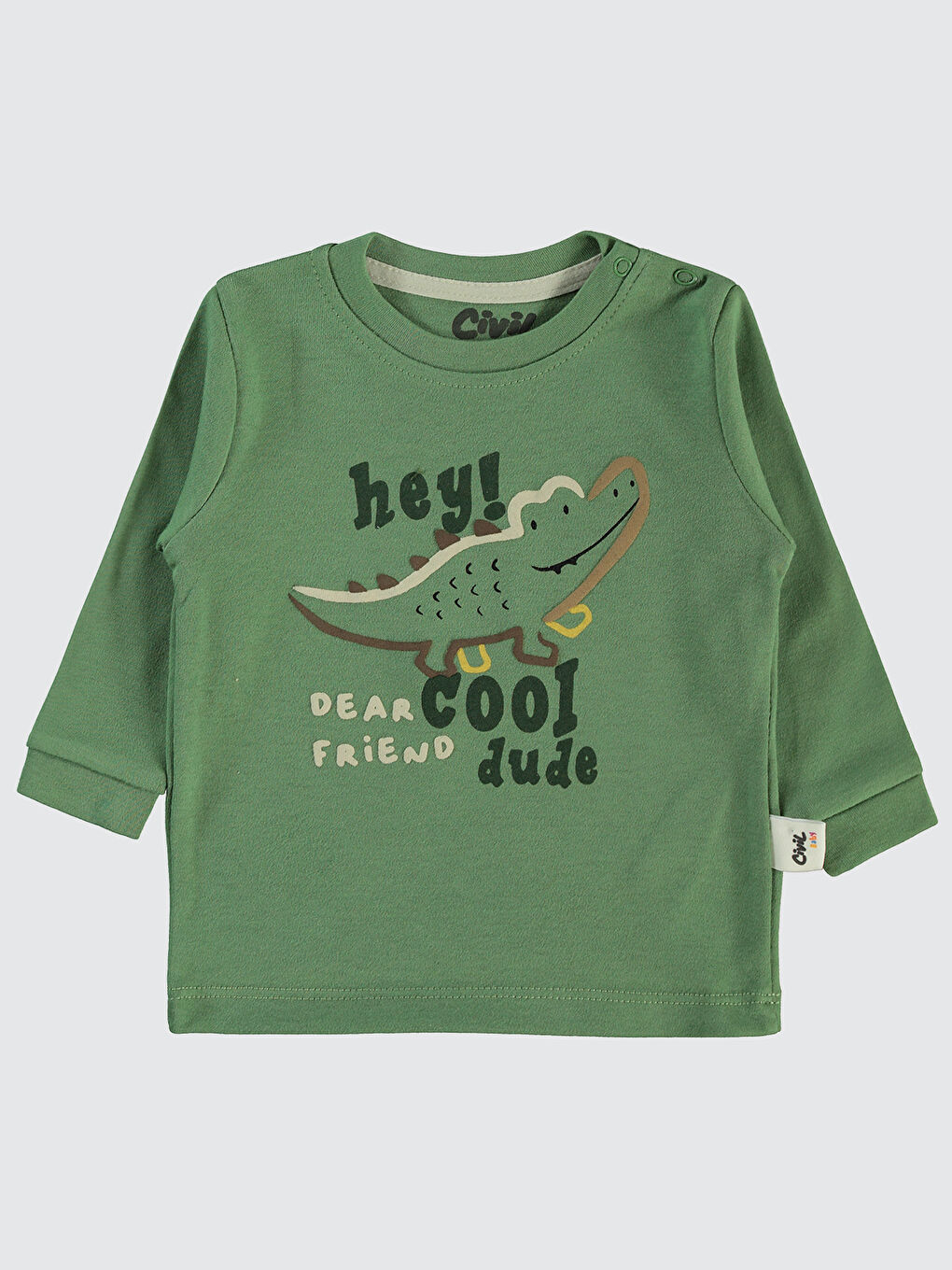 Civil Bebek 2'li Sweatshirt 6-18 Ay Yeşil - 2