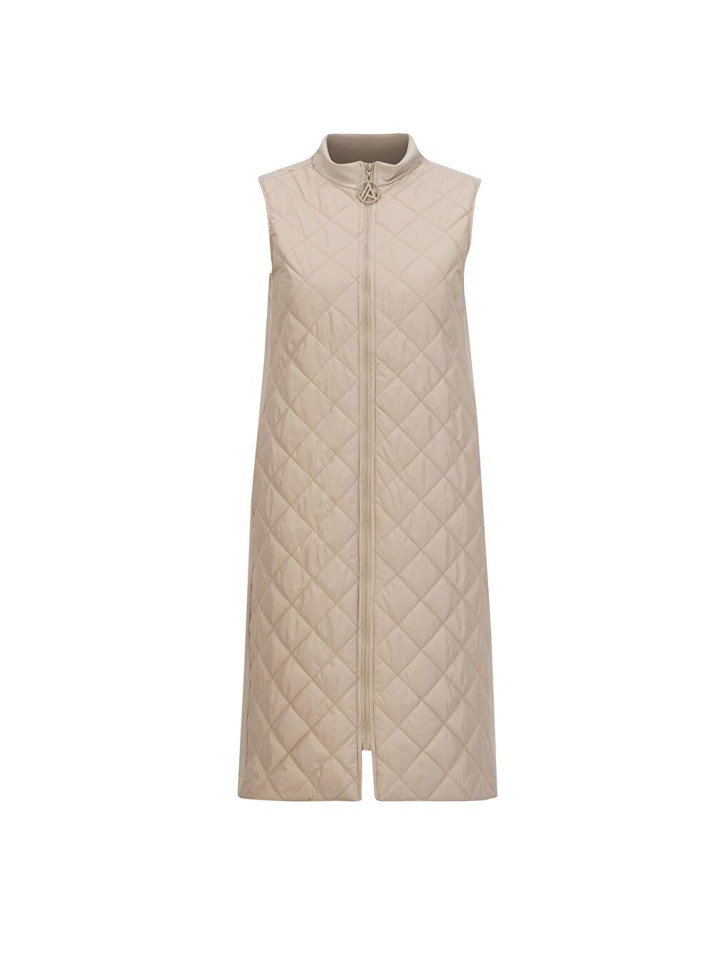 Kapitone Dikişli Yelek 25Yt564 Bej