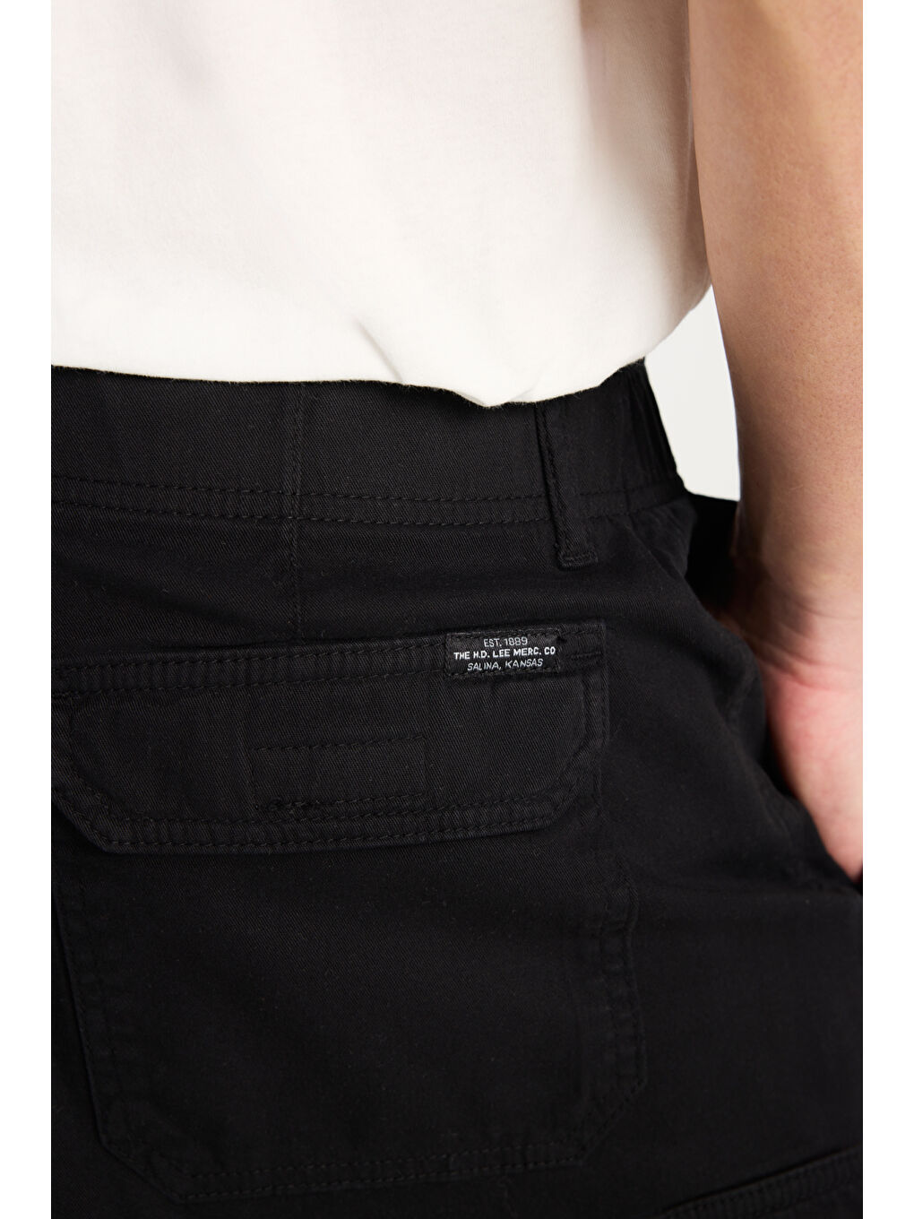 Regular Fit Normal Kesim Normal Bel Siyah Şort-4