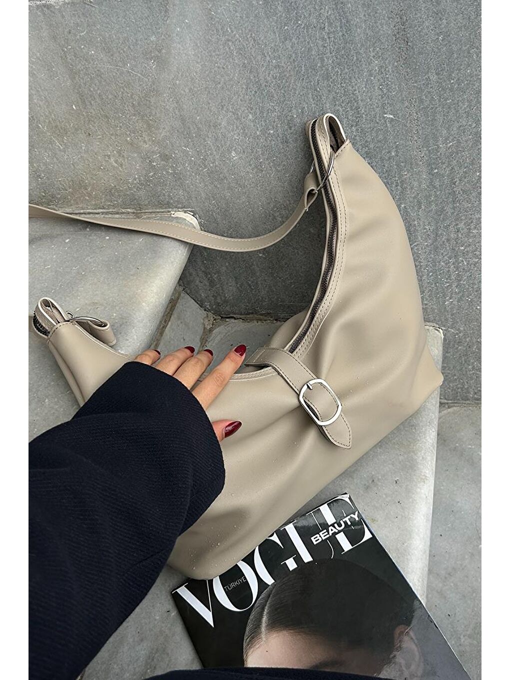 Marilla Omuz Çantası Bej-11