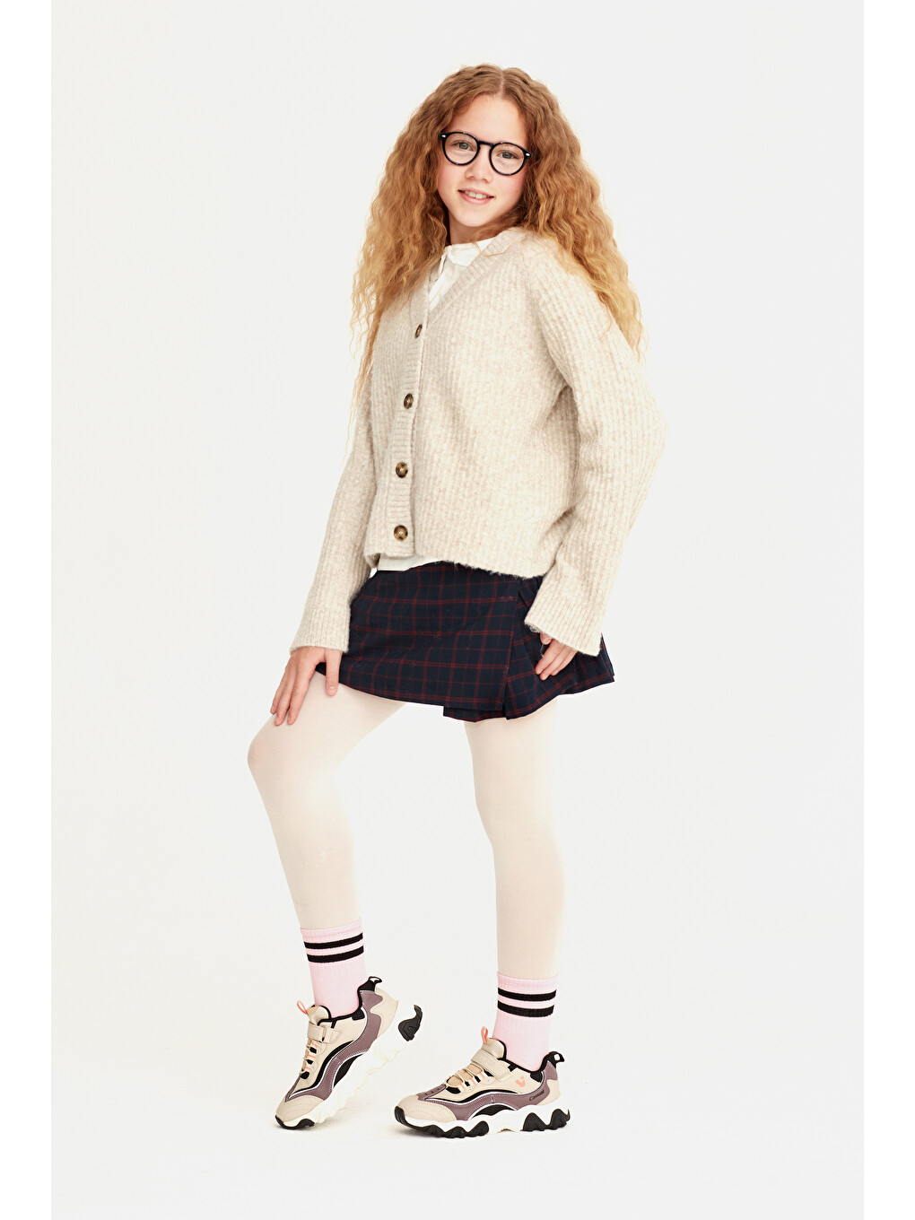 Pote Basic Kız Çocuk Bej Outdoor-5