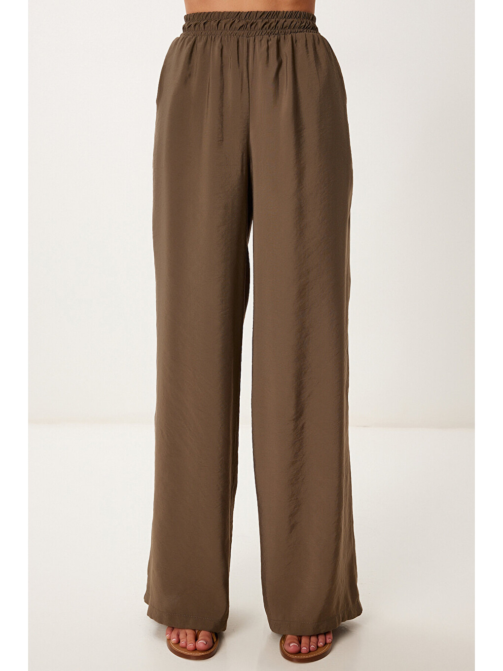 Haki Modal Bluz Pantolon Takım HAKİ LMC0059-4