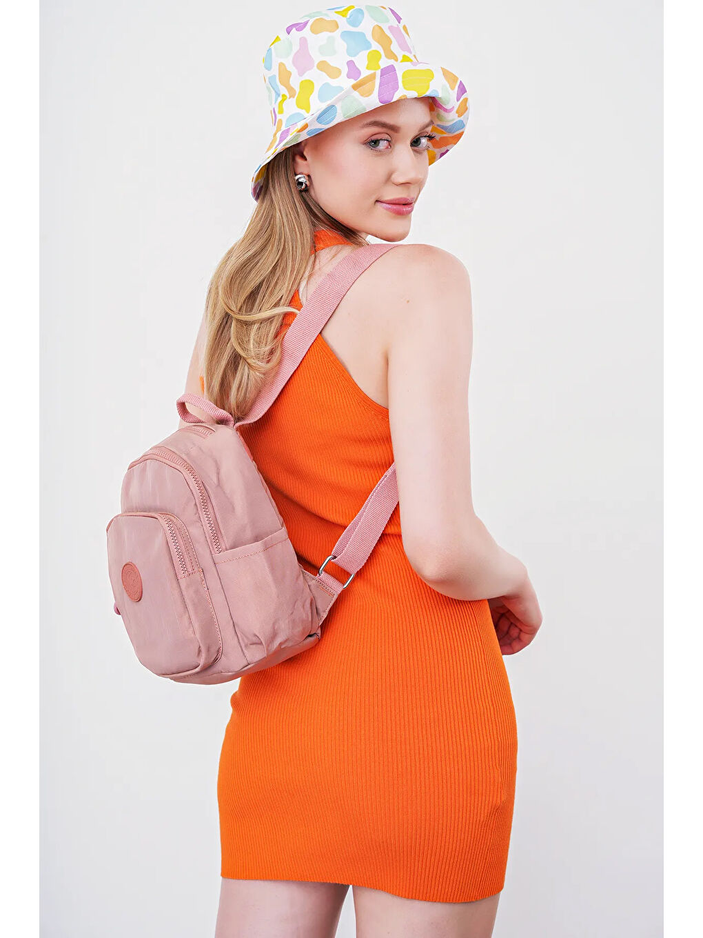 Pembe Kadın Sırt Çantası BHPC6009-2