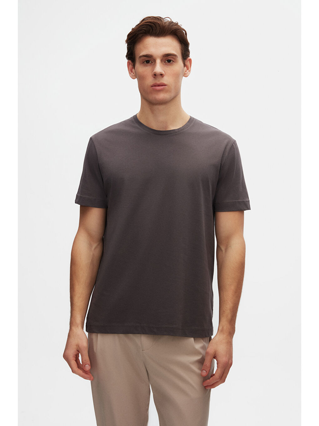 Comfort Antrasit %100 Pamuk Tişört