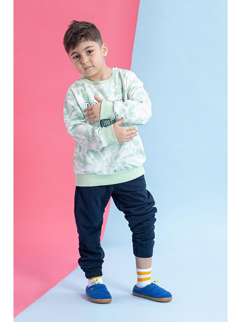 Mavi Hoppuff Polar Saks Barefoot Çocuk Ayakkabı-3