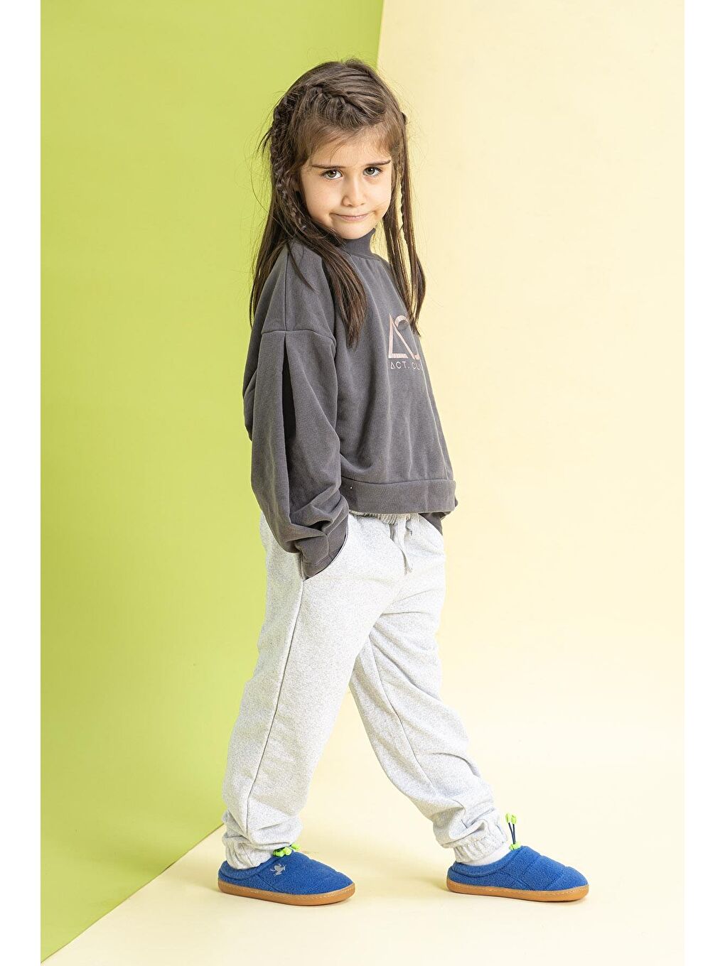 Mavi Hoppuff Polar Saks Barefoot Çocuk Ayakkabı-4