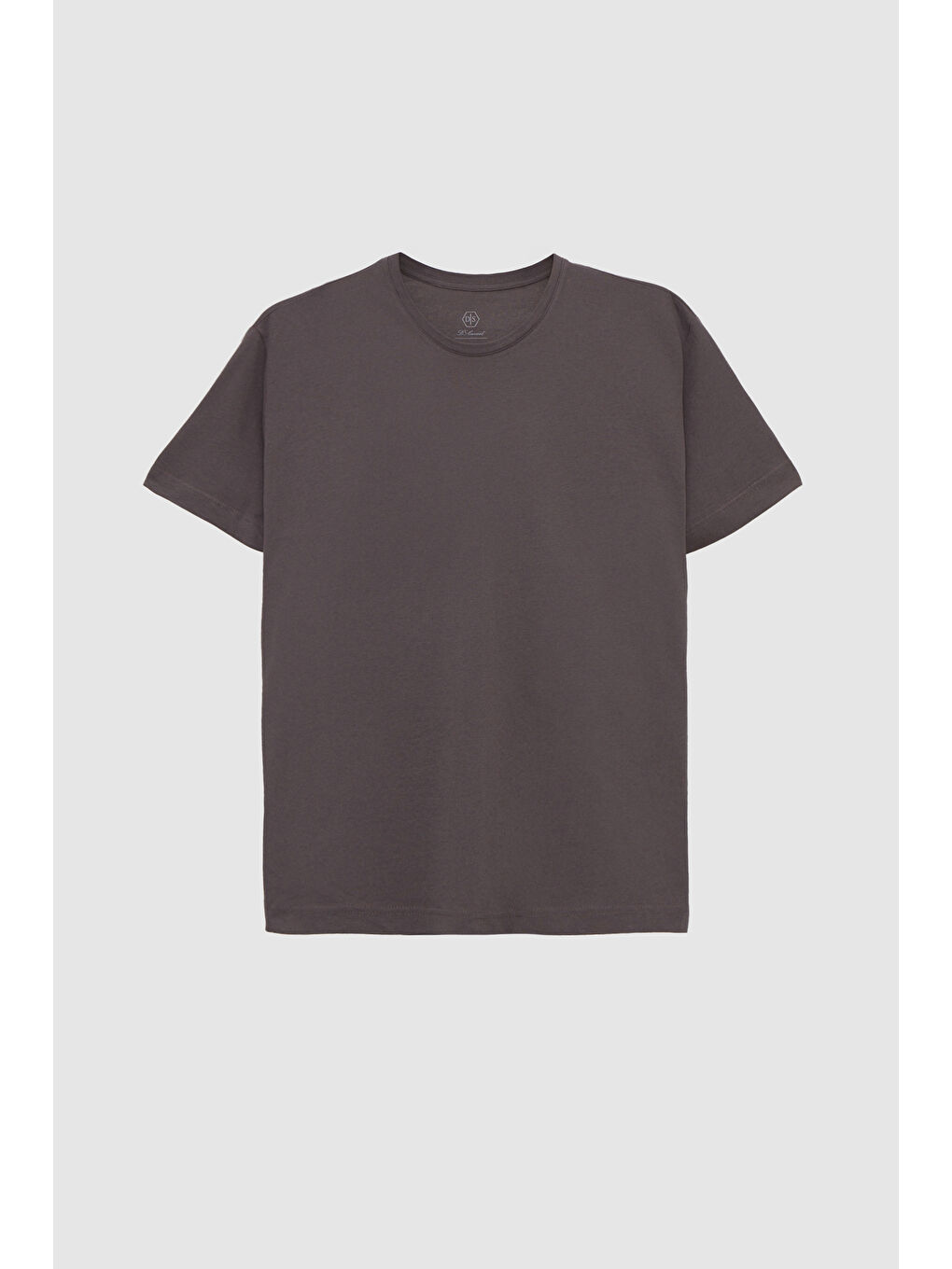 Comfort Antrasit %100 Pamuk Tişört-4