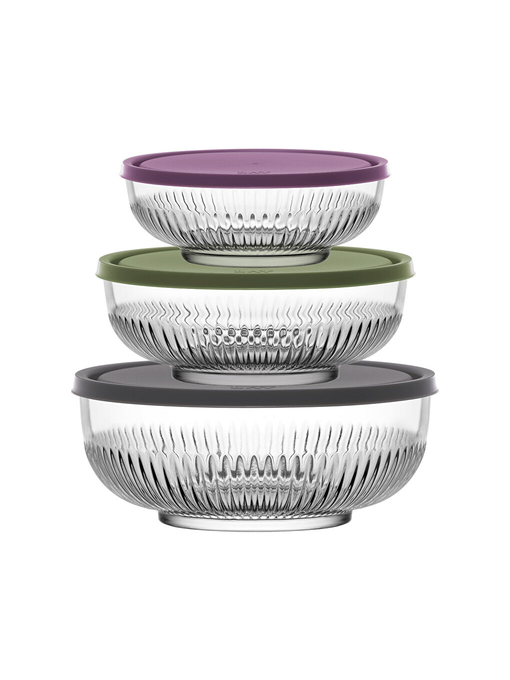 Renksiz Tokyo 3'lü Saklama Kabı Seti